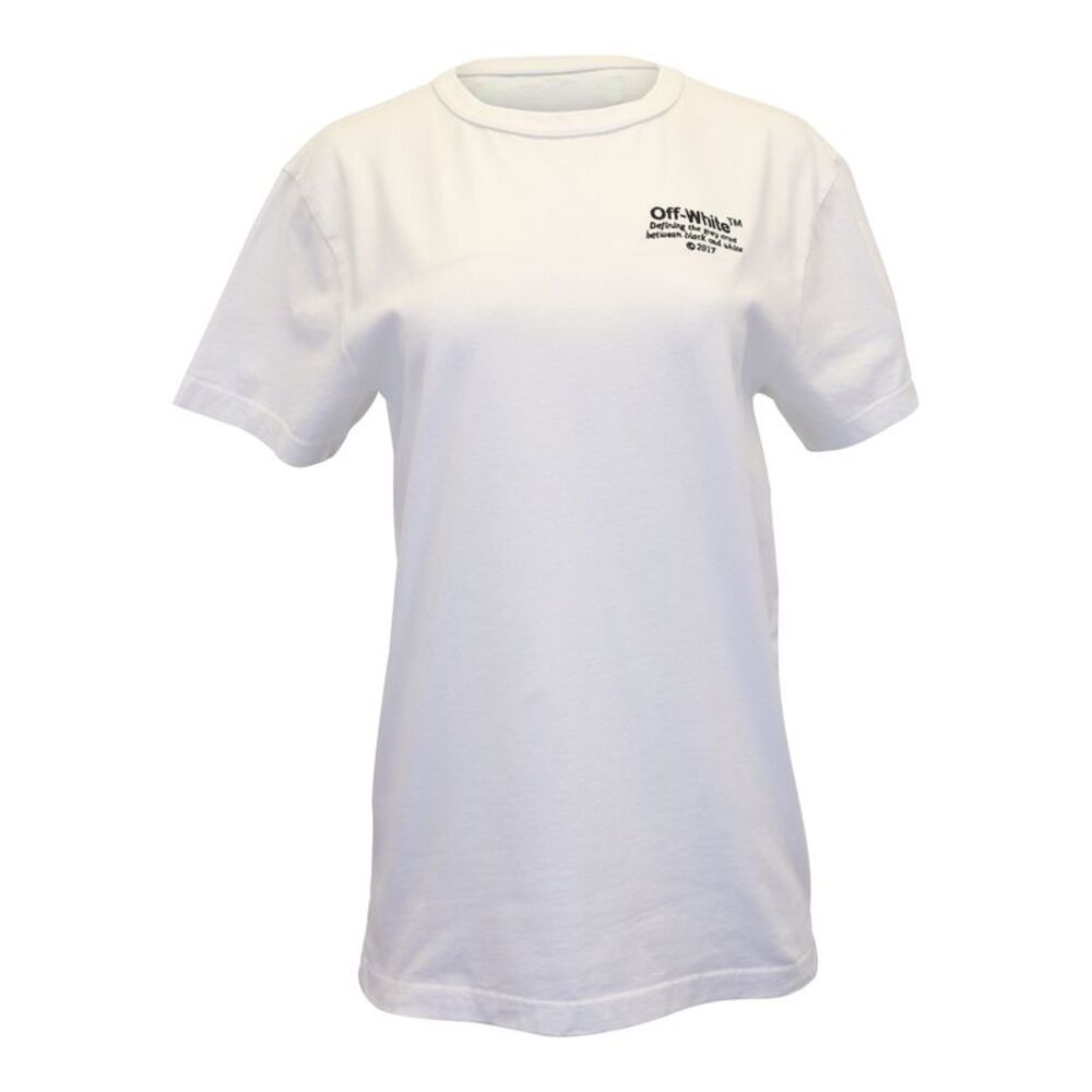 Off-White Quote T-shirt in White Cotton